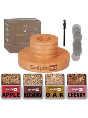 Deluxe Cocktail Smoker Kit for Whiskey, Bourbon & Old Fashioned Drinks